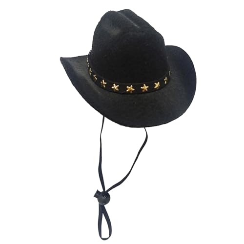 Haustier Cowboyhut,Tier Cowboy Kostüm Hut - Für Western Mottopartys Halloween Festtagszubehör Hund Katze Haustier Cowboyhut,Tier Cowboy Kostüm Hut - Für Western Mottopartys Halloween Festtagszubehör Hund Katze von Hailerio