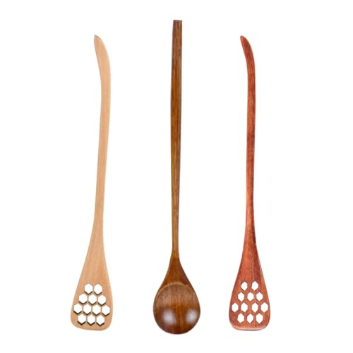 Honiglöffel aus Holz, Langer Griff Holz Honigrührstab 3 Stück, Wiederverwendbarer Mehrzweck Aufnahme und Ausgabe Dipper für Partys Outdoor Picknicks Feiertage Küche Zuhause Honiglöffel aus Holz, Langer Griff Holz Honigrührstab 3 Stück, Wiederverwendbarer Mehrzweck Aufnahme und Ausgabe Dipper für Partys Outdoor Picknicks Feiertage Küche Zuhause von Hailerio