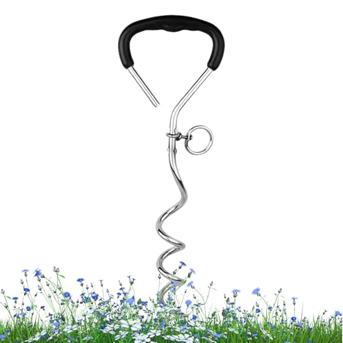 Hundeanker Für Den Boden | Robuster Außenpflock Zur Anbindung | Vielseitiges Campingzubehör Und Ergonomisches Zubehör Für Garten Und Spielbereich Hundeanker Für Den Boden | Robuster Außenpflock Zur Anbindung | Vielseitiges Campingzubehör Und Ergonomisches Zubehör Für Garten Und Spielbereich von Hailerio