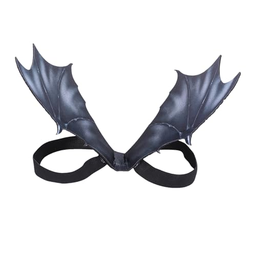 Hundekostüm | Fledermausflügel Kostüm Für Halloween - Festliches Outfit Kreative Cosplay Accessoires für Welpen Outdoor Verkleidung Haustierfest Club Party Hundekostüm | Fledermausflügel Kostüm Für Halloween - Festliches Outfit Kreative Cosplay Accessoires für Welpen Outdoor Verkleidung Haustierfest Club Party von Hailerio