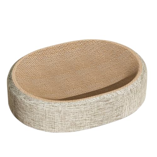 Katzen Kratzbrett,Katzenkratzbrett Nest Aus Sisal | Kitten Möbel Mit Rutschfester Basis, Abriebfestes Haustierzubehör Für Wohnungshaltung Katzen Kratzbrett,Katzenkratzbrett Nest Aus Sisal | Kitten Möbel Mit Rutschfester Basis, Abriebfestes Haustierzubehör Für Wohnungshaltung von Hailerio