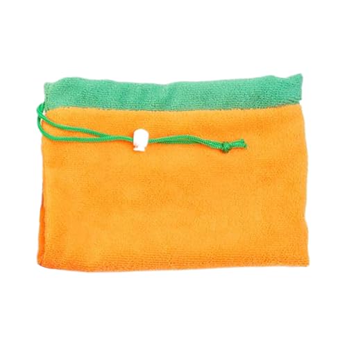 Kleintier Handtuch Tasche - Absorbierende Eichhörnchen Tragetasche - Fluchtgeschützte Badetasche Mit Zugband Für Kätzchen Eichhörnchen Chinchilla Welpen Bartagame Kleintiere von Hailerio