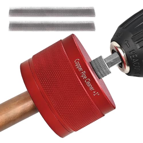 Metall Kupferrohrreiniger, Robuste Rohr Reinigungsbürste, 1/2", 3/4", 1" Multifunktionaler Kupferrohrreiniger Für Basteln, Sanitär, Industrie, Elektriker, Haushalt, Werkstatt von Hailerio
