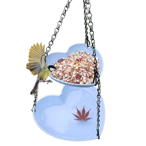 Vogelfutterhaus | Vogelbäder Futterspender Für Außenbereich | Wetterfeste Vogelbad Schale Für Balkon Garten Terrasse Wildtierschutzgebiet Vogelbeobachtung Vogelfutterhaus | Vogelbäder Futterspender Für Außenbereich | Wetterfeste Vogelbad Schale Für Balkon Garten Terrasse Wildtierschutzgebiet Vogelbeobachtung von Hailerio