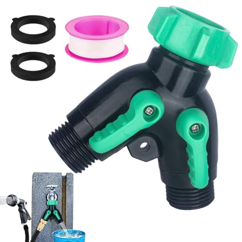 Wasserschlauch Verteiler - Robuster Schlauch Y-Adapter,Wasserdicht Hochdruck Bewässerung für Gartenarbeit Rasenpflege Gewächshaus Haus Wasserschlauch Verteiler - Robuster Schlauch Y-Adapter,Wasserdicht Hochdruck Bewässerung für Gartenarbeit Rasenpflege Gewächshaus Haus von Hailerio