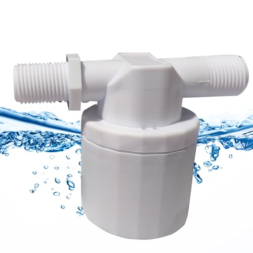 Wasserstandskontrollschwimmerventil,15 mm Automatisches Absperrventil für Vorratstanks - Zubehör Intelligenter Regler für Teich Aquarium Viehtränke Industrie von Hailerio