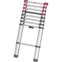 Hailo FlexLine, Alu-Sicherheits-Teleskopleiter, 9 Sprossen von Hailo