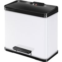 HAILO Abfalleimer »Öko duo Plus 30«, weiß, mit Softclose, 26 l - weiss von Hailo