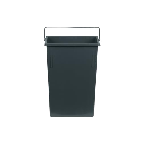 Hailo 7 L Inneneimer 1082479 Dunkelgrau 226 x 115 x 340 mm m. Henkel Ersatzeimer von Hailo