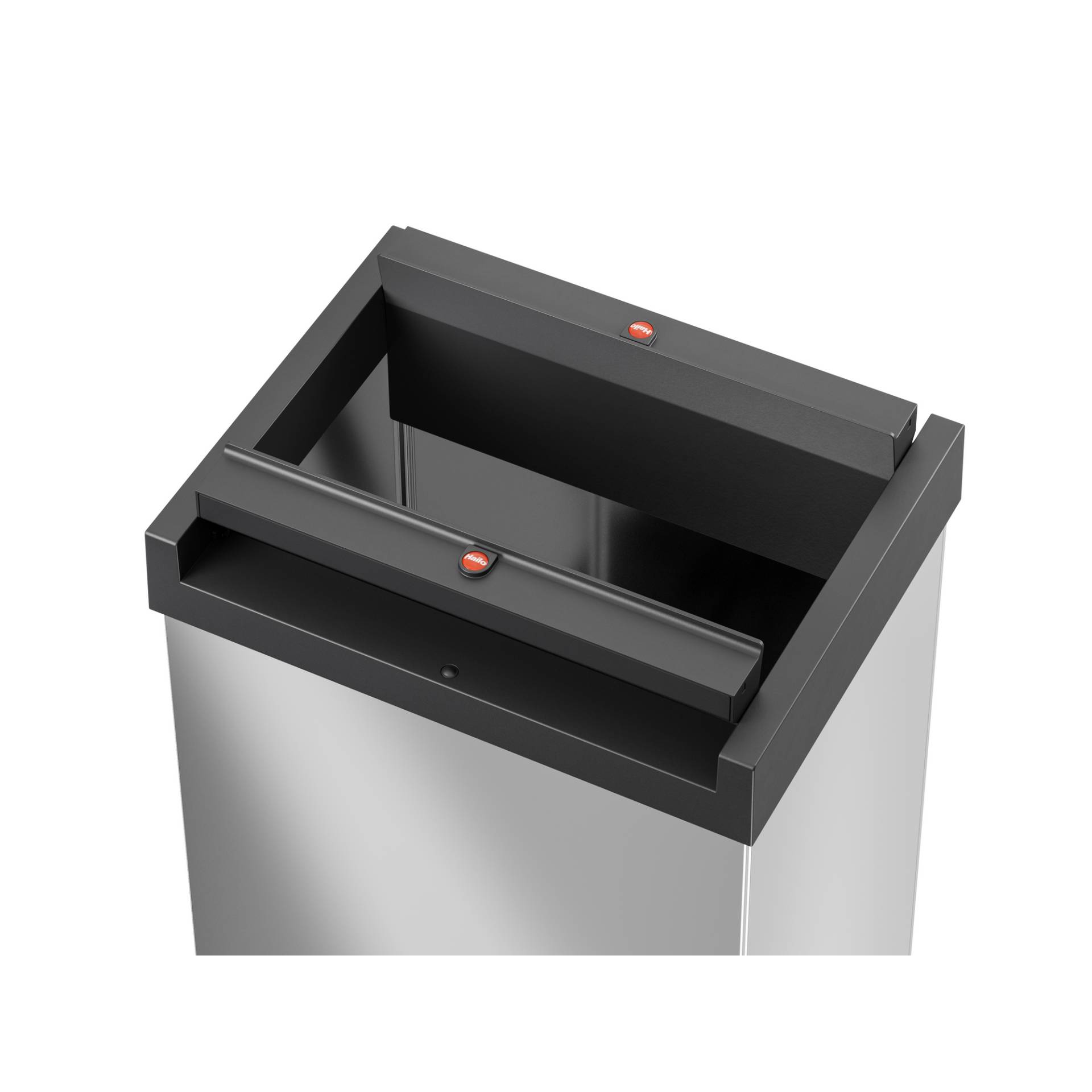 Hailo Abfalleimer 'Big Box Swing L' 35 l edelstahlfarben Hailo Abfalleimer 'Big Box Swing L' 35 l edelstahlfarben von Hailo