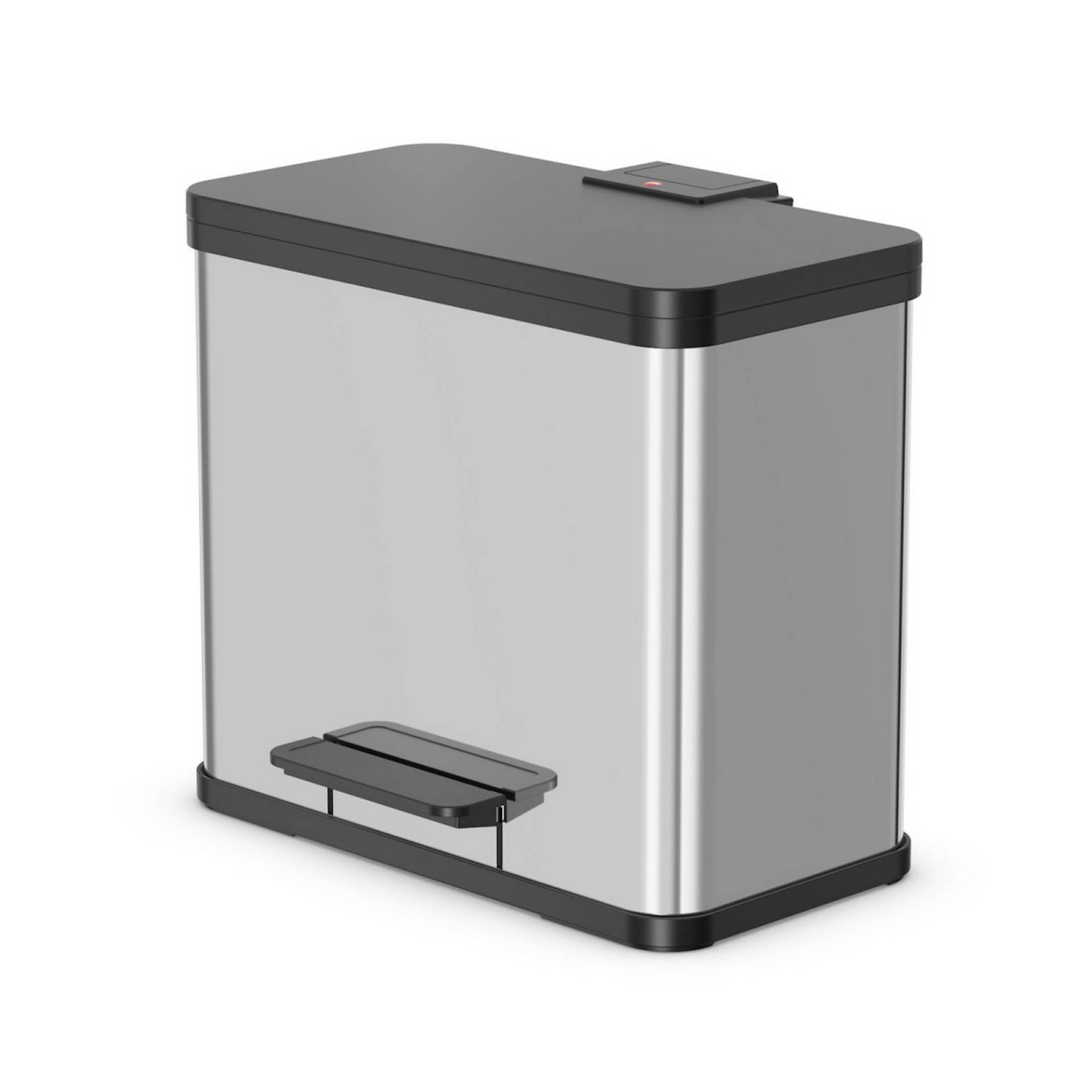 Hailo Abfalleimer 'Öko duo Plus L' 26 l edelstahlfarben Hailo Abfalleimer 'Öko duo Plus L' 26 l edelstahlfarben von Hailo