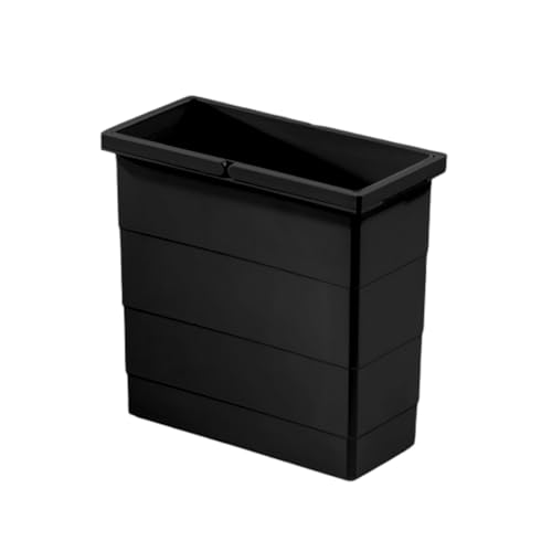 Hailo Abfallsammler 12 | Inneneimer 1102449 schwarz | Raumspar Tandem Mülleimer | ideal für kleine Küchen | Kunststoff | Einbau Abfallbehälter mit verstärktem Rand | 2 Tragegriffe | Einbauhöhe 295 mm von Hailo