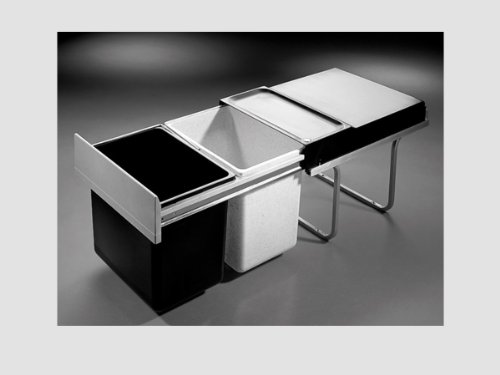 Hailo Abfallsammler TR Swing 40.2/36 A Raumspar-Tandem 2x 18 Mülleimer Mistkübel von Hailo