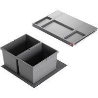 Hailo - Allegro System, Mülleimer Einbau 60cm Schublade, Frontauszug von Hailo