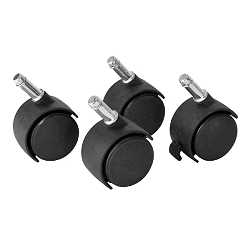 Hailo Lenkrollen für Big-Box Abfallsammler - 4 aufsteckbare Rollen - einfache Montage - erleichtert den mobilen Einsatz - Schwarz von Hailo