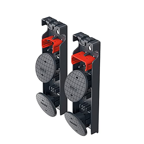 Hailo EasyClix Garden Size L - Wechselfuß-Set für Hailo Stehleitern - einfach & schnell zu wechseln - stabiler Stand auf weichen Untergründen wie Rasen oder Sand - kein Einsinken - breiter Fuß von Hailo