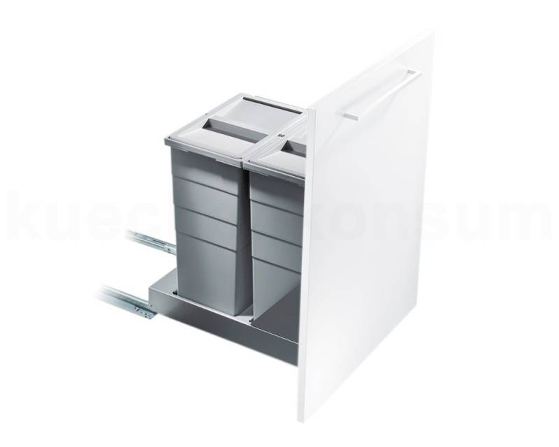 Hailo Einbaumülleimer Hailo Abfallsammler 3616401 TB Slide Bottom-Mount 2x 29 Liter, Hailo Abfallsammler 3616401 TB Slide Bottom-Mount 2x 29 Liter Hailo Einbaumülleimer Hailo Abfallsammler 3616401 TB Slide Bottom-Mount 2x 29 Liter, Hailo Abfallsammler 3616401 TB Slide Bottom-Mount 2x 29 Liter von Hailo
