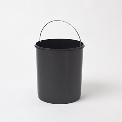 Hailo Ersatzeimer 1082629 | Kunststoff schwarz rund | für Big-Box Abfallsammler | 272 x 305 mm von Hailo