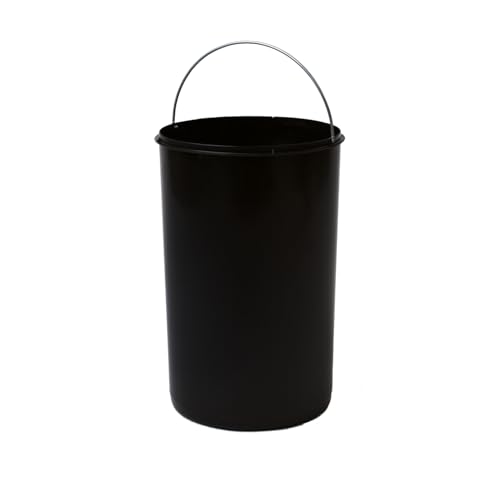 Hailo Inneneimer 1224049 schwarz | Ersatz-Inneneimer für Raumspar Tandem Mülleimer | 20 Liter Volumen | Passend Abfalleimer Mono | Robuster Kunststoff | Durchmesser 27 cm x Höhe 41,8 cm von Hailo