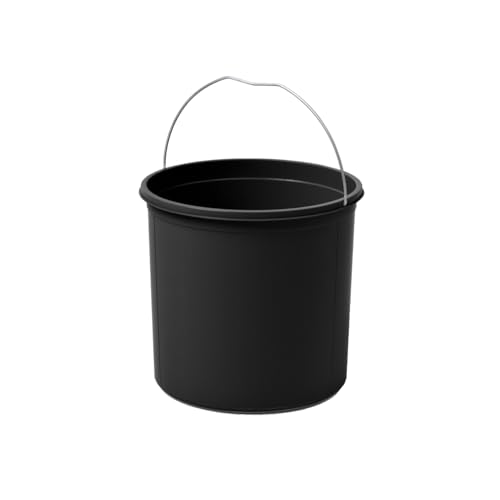 Hailo Inneneimer 1226579 schwarz | Ersatz-Inneneimer für Raumspar Tandem Mülleimer | 12 Liter Volumen | Passend für Hailo Abfalleimer Mono | Robuster Kunststoff | Durchmesser 27,2 cm x Höhe 25,3 cm von Hailo