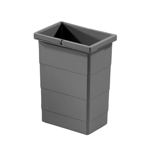 Hailo Inneneimer | Modell 1129909 Dunkelgrau | 8 Liter Fassungsvermögen | Maße: 226 x 156 x 295 mm | Zwei stabile Henkel praktischer Haushaltsmülleimer | Robuster Kunststoff Ideal für Küche & Haushalt Hailo Inneneimer | Modell 1129909 Dunkelgrau | 8 Liter Fassungsvermögen | Maße: 226 x 156 x 295 mm | Zwei stabile Henkel praktischer Haushaltsmülleimer | Robuster Kunststoff Ideal für Küche & Haushalt von Hailo