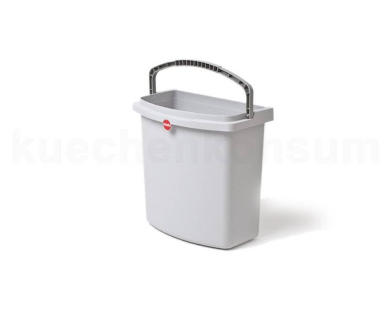 Hailo Mülleimer Multifunktionseimer 1068099 hellgrau 318 x 179 x 315 mm mit Henkel von Hailo