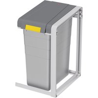 Hailo Mülleimer-Erweiterung 38,0 l signalgrau von Hailo