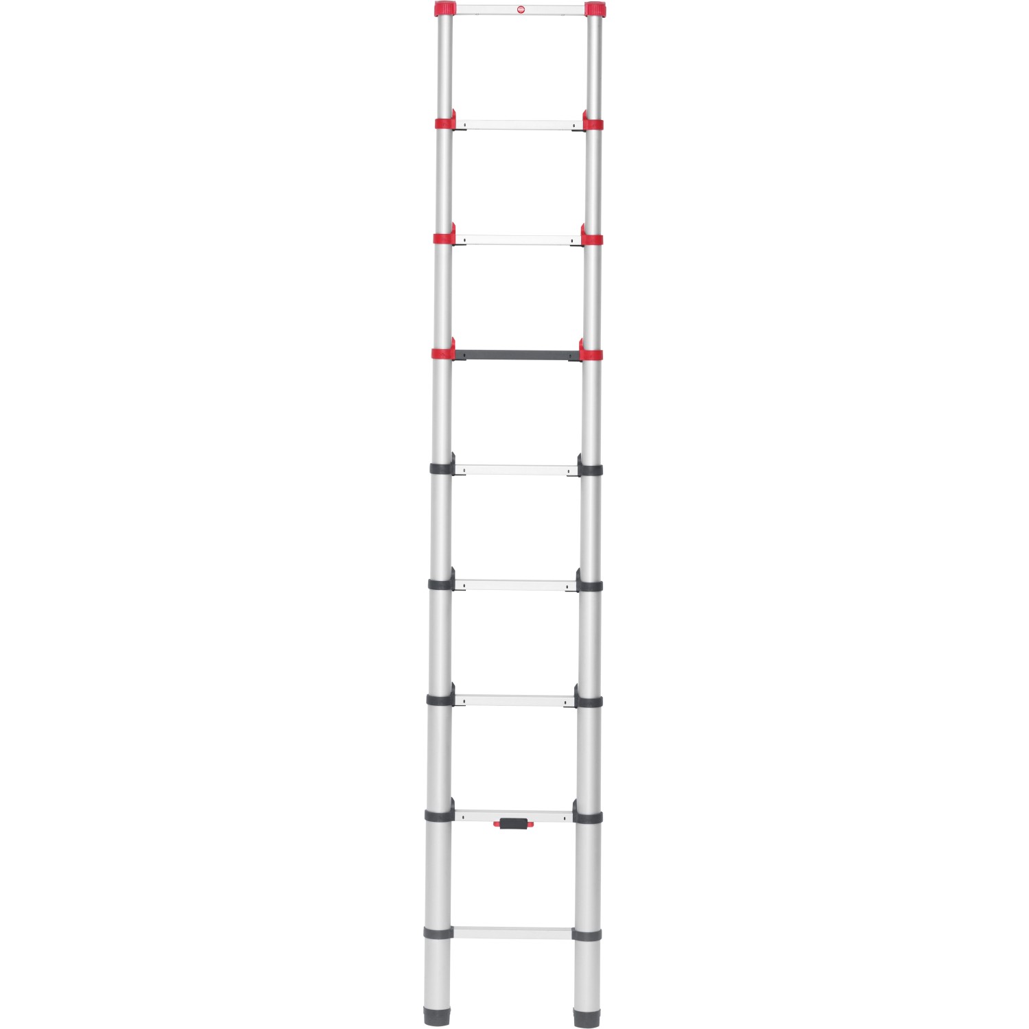 Hailo Sicherheits-Teleskopleiter FlexLine 260 Aluminium 9-stufig bis 150 kg von Hailo