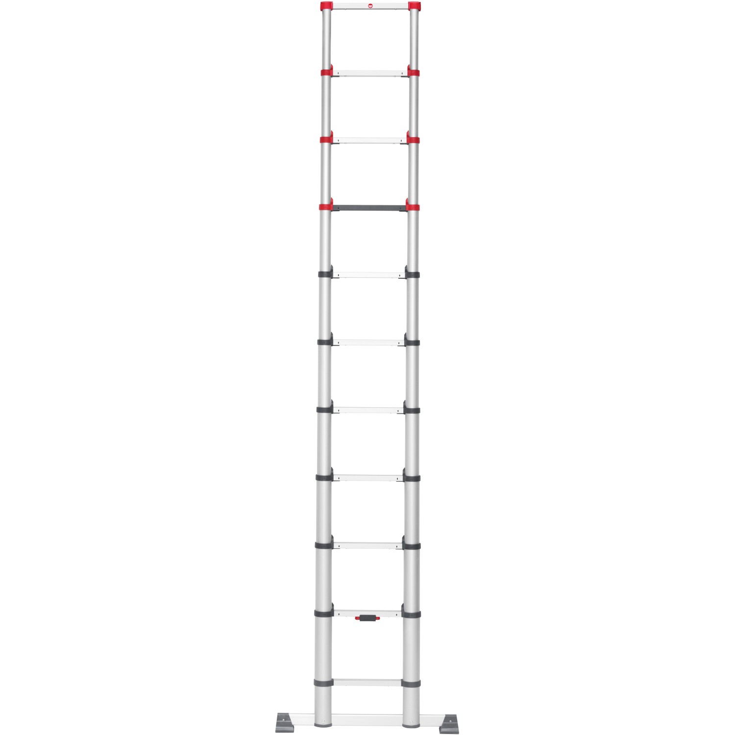 Hailo Sicherheits-Teleskopleiter FlexLine 320 Aluminium 11-stufig bis 150 kg von Hailo