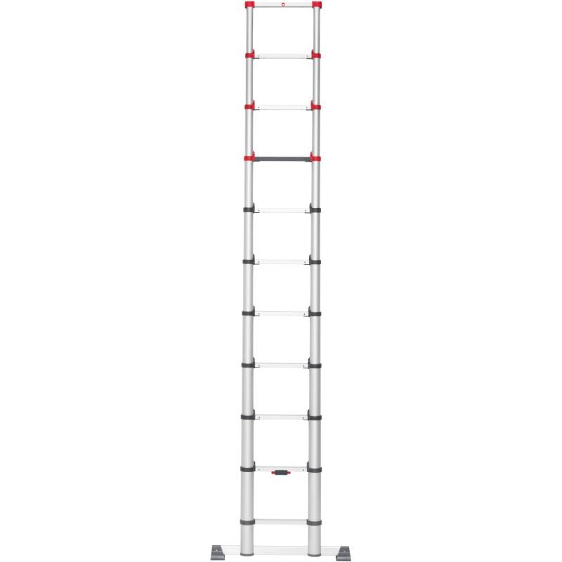 Hailo Sicherheits-Teleskopleiter FlexLine 320 Aluminium 11-stufig bis 150 kg von Hailo