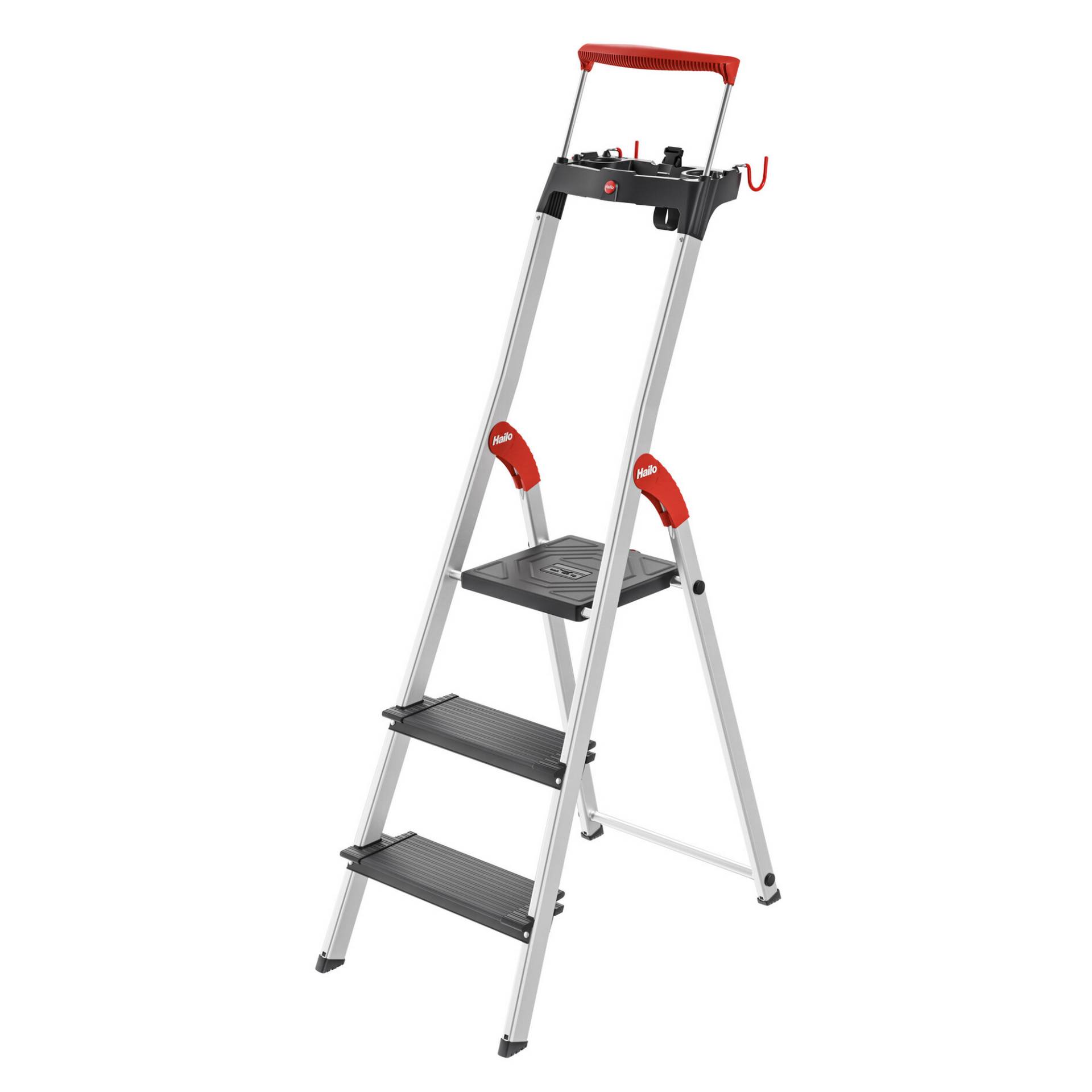 Hailo Stehleiter 'L100 TopLine' Aluminium 3 Stufen Hailo Stehleiter 'L100 TopLine' Aluminium 3 Stufen von Hailo