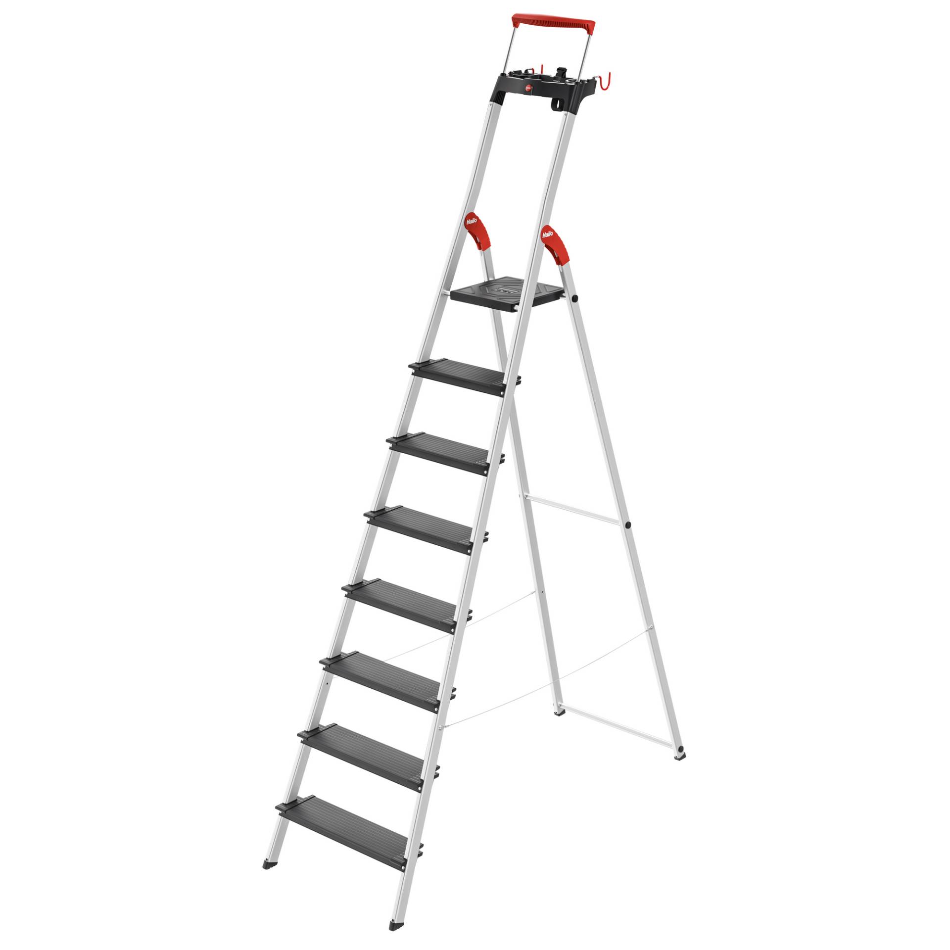 Hailo Stehleiter 'L100 TopLine' Aluminium 8 Stufen Hailo Stehleiter 'L100 TopLine' Aluminium 8 Stufen von Hailo