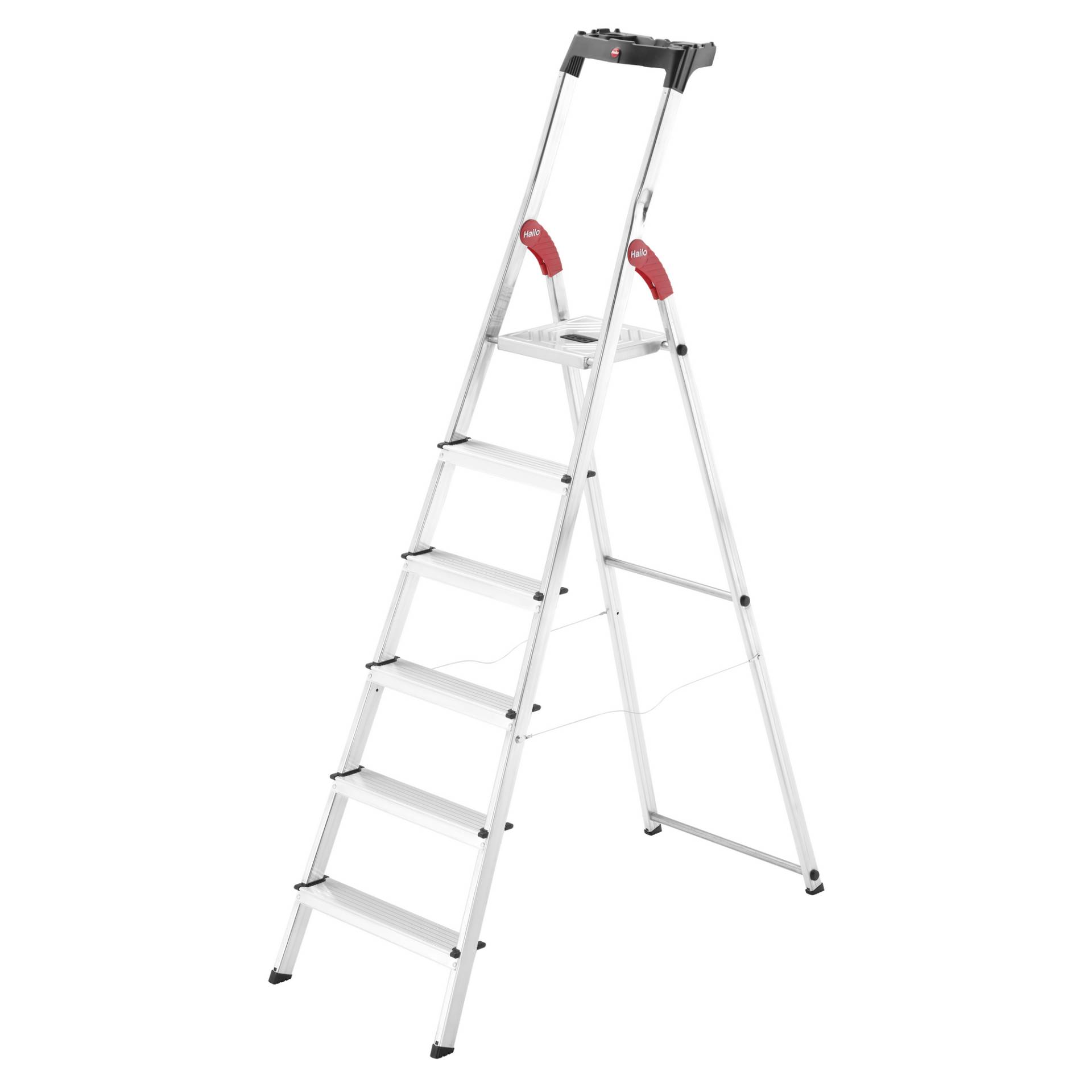 Hailo Stehleiter 'L60 StandardLine' 6 Stufen, silbern 206 cm Hailo Stehleiter 'L60 StandardLine' 6 Stufen, silbern 206 cm von Hailo