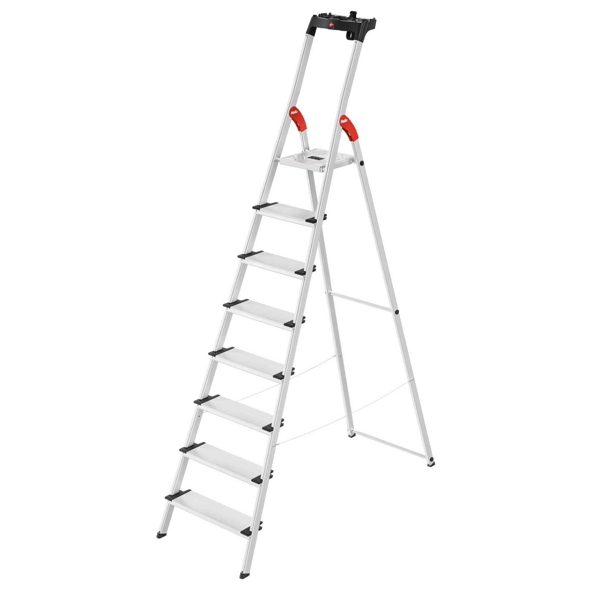Hailo Stehleiter 'L80 ComfortLine' Aluminium 8 Stufen Hailo Stehleiter 'L80 ComfortLine' Aluminium 8 Stufen von Hailo