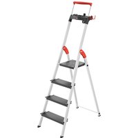 Hailo Stufen-Stehleiter L100 TopLine, Standhöhe 0,85 m von Hailo