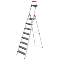 Hailo Stufen-Stehleiter L100 TopLine, Standhöhe 1,72 m von Hailo