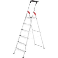 Hailo Stufen-Stehleiter L60 StandardLine, Standhöhe 1,28 m von Hailo