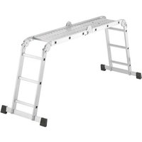Hailo ProfiStep® combi 7412-037 Aluminium Multifunktionsleiter Arbeitshöhe (max.): 4.35m Silber 16 von Hailo