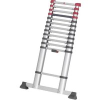 Hailo T80 FLEXLINE 7113-131 Aluminium Teleskopleiter Arbeitshöhe (max.): 4.5m Silber, Schwarz, Rot von Hailo