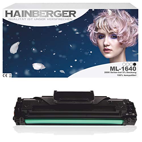 Hainberger Toner für Samsung ML-1640 mit Chip - Schwarz, kompatibel zu D1082S/ELS, Geeignet für Samsung ML 1640 Samsung ML 2240 von Hainberger