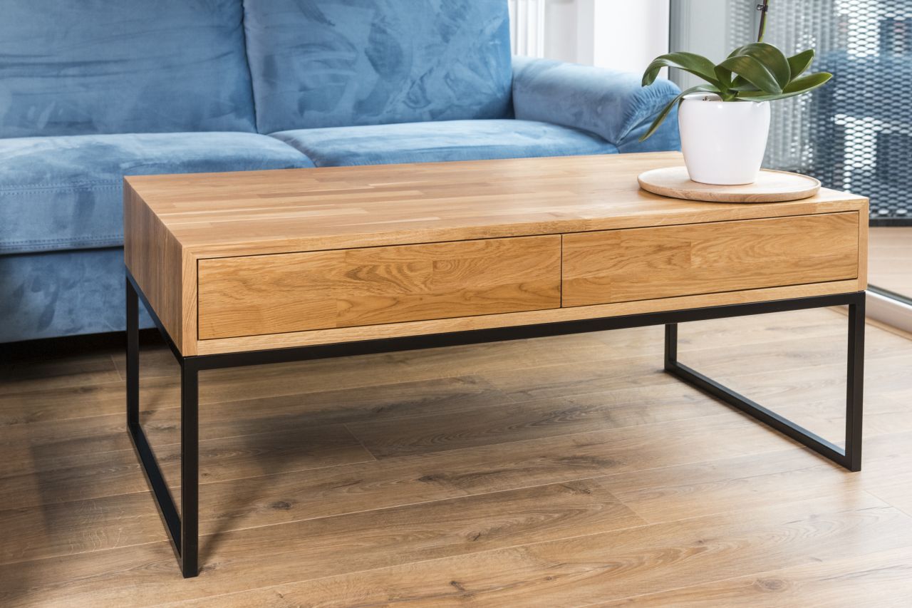 Couchtisch Beistelltisch Sofatisch Coffee Table Wohnzimmer Tisch Schublade Holz von Hainser