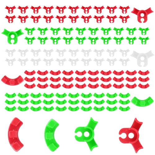 Hainue 120 Stück Pflanzenbieger Clips Pflanzen Clips,90 Grad Low Stress Training Clips,Pflanzenklammern für Niedrige Belastung Pflanzenclips Zum Biegen von Pflanzenstämmen Ändern der Wuchsrichtung von Hainue