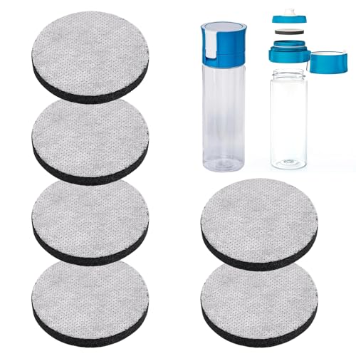 Hainue 6er-Pack Micro Disc Wasserfilterscheiben,Long-Last Filter Disc Replacement Kompatibel mit Brita Fill and Go-Wasserfilterflaschen und Wasserfilterkaraffe reduziert Chlor,Partikel im Wasser von Hainue