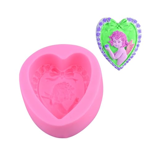 Haione Engel Silikon Fondant Form Schokolade Kuchen Dekoration Backwerkzeuge für DIY Keks Eiswürfel Kerze Süßigkeiten Seife (#3 Haione Engel Silikon Fondant Form Schokolade Kuchen Dekoration Backwerkzeuge für DIY Keks Eiswürfel Kerze Süßigkeiten Seife (#3 von Haione
