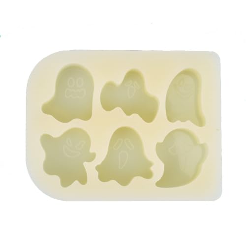Haione Halloween Geist Silikon Fondant Form Schokolade Kuchen Dekoration Backwerkzeuge für DIY Keks Eiswürfel Kerze Süßigkeiten Seife Haione Halloween Geist Silikon Fondant Form Schokolade Kuchen Dekoration Backwerkzeuge für DIY Keks Eiswürfel Kerze Süßigkeiten Seife von Haione