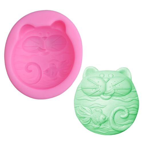 Haione Katze Silikon Fondant Form Schokolade Kuchen Dekoration Backwerkzeuge für DIY Keks Eiswürfel Kerze Süßigkeiten Seife Haione Katze Silikon Fondant Form Schokolade Kuchen Dekoration Backwerkzeuge für DIY Keks Eiswürfel Kerze Süßigkeiten Seife von Haione