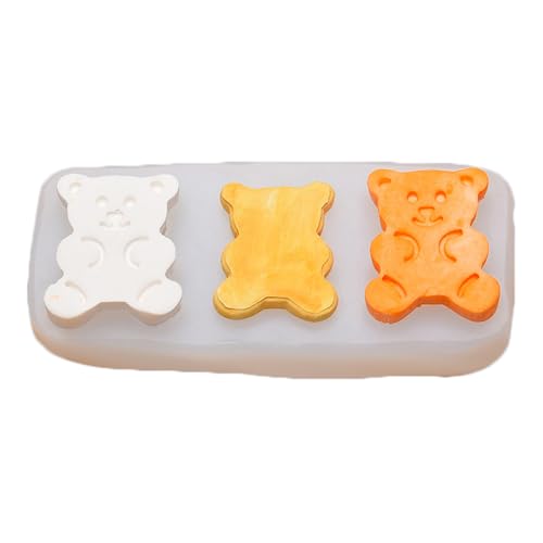 Haione Keksbär Silikon Fondant Form Schokolade Kuchen Dekoration Backwerkzeuge für DIY Keks Eiswürfel Kerze Süßigkeiten Seife Haione Keksbär Silikon Fondant Form Schokolade Kuchen Dekoration Backwerkzeuge für DIY Keks Eiswürfel Kerze Süßigkeiten Seife von Haione