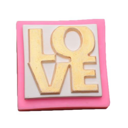 Haione LOVE Silikon Fondant Form Schokolade Kuchen Dekoration Backwerkzeuge für DIY Keks Eiswürfel Kerze Süßigkeiten Seife Schokolade Haione LOVE Silikon Fondant Form Schokolade Kuchen Dekoration Backwerkzeuge für DIY Keks Eiswürfel Kerze Süßigkeiten Seife Schokolade von Haione