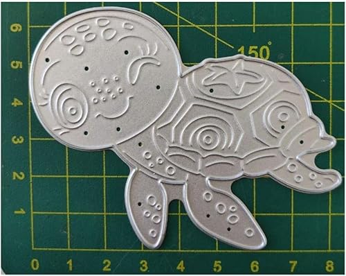 Haione Metall Stanzformen Prägeschablone Form Vorlage Meeresschildkröte für DIY Kartenherstellung Handwerk Fotoalbum Scrapbooking Geschenk von Haione