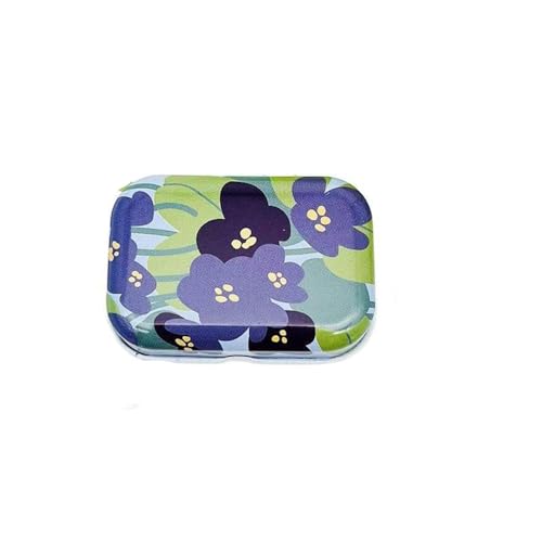 Haione Mini-Blechdose mit Deckel für Ölgemälde, Blumen, rechteckig, Eisentasche, Tee, Mini-Metallboxen, tragbare Aufbewahrungsbehälter für Süßigkeiten, Münzen, Schlüssel, Perlen, Ohrstöpsel, Schmuck Haione Mini-Blechdose mit Deckel für Ölgemälde, Blumen, rechteckig, Eisentasche, Tee, Mini-Metallboxen, tragbare Aufbewahrungsbehälter für Süßigkeiten, Münzen, Schlüssel, Perlen, Ohrstöpsel, Schmuck von Haione